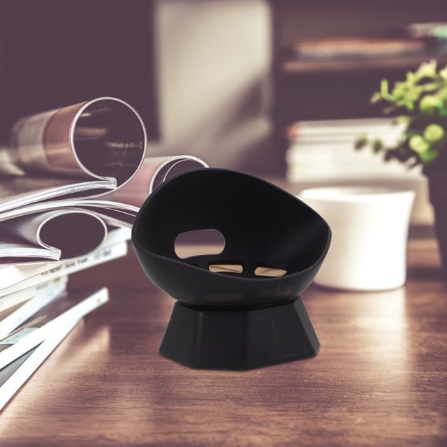 CRILSTYLEO Base De Silicona Para De Escritorio Con Elegante Y Soporte