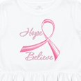 thumbnail image 4 of Inktastic Hope Believe Breast Cancer Ribbon Girls Toddler Dress, 4 of 5