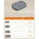 thumbnail image 5 of Feandrea Cama para Perros Grandes, 106 x 76 x 18 cm, Funda Extraíble y Lavable, Forro Repelente al Agua, Bordes Elevados, Gris Claro, 5 of 5