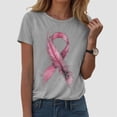 thumbnail image 2 of T-Shirts pour Femmes Été Manches Courtes Hauts Graphiques Mode Décontractée T-Shirts Confortables à Porter Tous les Jours, 2 of 4