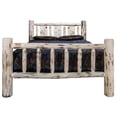 thumbnail image 2 of Montana Woodworks MWKBLZWOLF Montana King Bed with Laser Engraved Wolf Design, 2 of 7