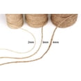 thumbnail image 6 of Natural Jute Twine String Rolls - 328 Feet, Durable Brown Twine Rope for Crafts, Wrapping, Packing, Gardening, Artworks, Picture Display, Recycling, and Wedding Decor (2 mm, 1 Pack), 6 of 7