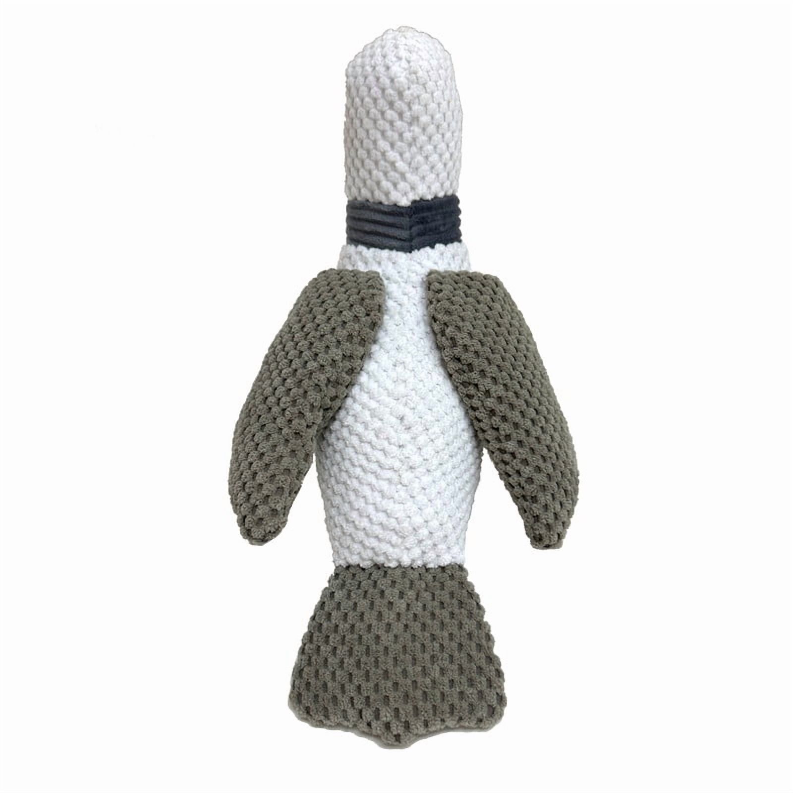 Vibrant Life White Seagull Plush Dog Toy with Squeaker photo 8