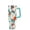 Flower, variant on 40 oz Tumbler with handle,Insulated Tumbler with Lid and Straw,Vacuum Thermal Cup with Handle