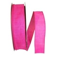thumbnail image 1 of Reliant Ribbon 92573W-222-09K Everyday Linen Value Wired Edge Ribbon - Fuchsia - 1.5 in. x 50 yards, 1 of 1