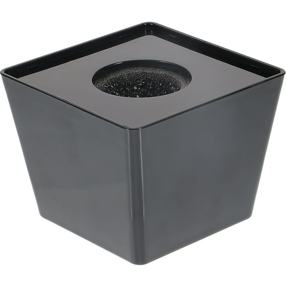 NUTEDOM Portable Square Cube Mic Flag Station for Interviews/KTV/Reporters/Hosts - Black