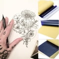 thumbnail image 4 of 50 hojas de papel de transferencia de tatuajes Plantilla de transferencia de papel térmico para tatuajes Labymos Papel de transferencia, 4 of 6