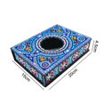 thumbnail image 2 of Caja de joyería con forma especial de taladro brillante, regalo de cumpleaños, conjunto de mosaico de Mandala DIY FLhrweasw Nuevo, 2 of 9