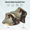 thumbnail image 6 of Balery Western Cowboy Snake Ram Skull Sun Hats for Men Women Bucket Hat UPF 50+ Buckey Hat Boonie Hat Foldable UV Protection Hiking Beach Fishing Summer, 6 of 9