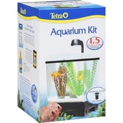 Tetra Desktop Plastic Aquarium Kit with Whisper Filter, 1.5 Gallons