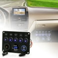 thumbnail image 2 of Car yacht ship type rocker 5-position combination button ON-OFF switch + LED voltage display table +5V 4.2A USB charger, 2 of 8