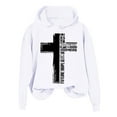 thumbnail image 3 of SIYUDAN Hoodies For Women Trust in the Lord Hoodies Graphic Letter Print Sweatshirt Oversized Womens Hoodies Pullover Fall Womens Clothes Women Clothes, 3 of 3