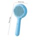 thumbnail image 3 of Pet Comb Stainless Steel Needle Massage Cleaning Needle Comb Hair Removal Brush Portable One Click Self Cleaning Comb Grooming Tools, 3 of 6