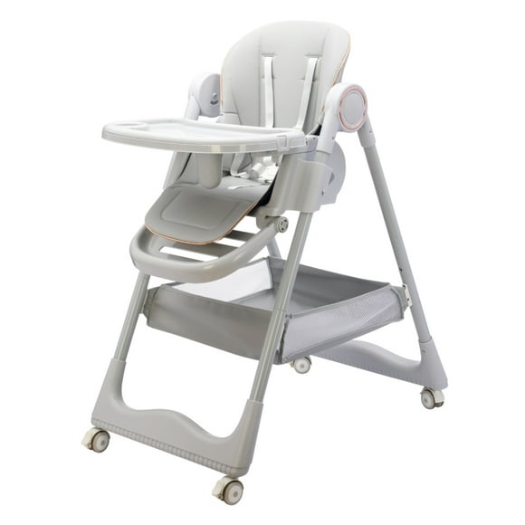 Silla Alta para Bebé con Arnés de 5 Puntos y Bandeja Extraíble – Periquera Segura y Cómoda