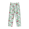 thumbnail image 4 of Xecao Bunny And Rose Men's Straight Lounge Pajama Pants: The Ultimate in Comfortable Sleepwear, 4 of 9