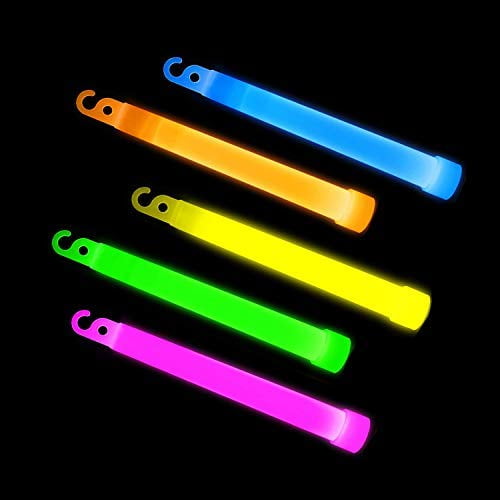25 Glowing Sticks UV Light Sticks Glow In The Dark Premium