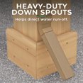 thumbnail image 3 of Yardistry 12' x 14' Meridian Gazebo Rain Gutter Kit – Durable PVC Construction with Dual Downspouts, 3 of 4