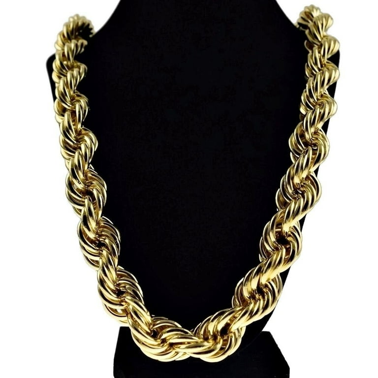 Thick 14k hotsell gold rope chain