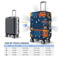 thumbnail image 6 of Disketp Funny Steam Train Elastic Travel Luggage Cover Travel Suitcase Protective Cover For Trunk Case Apply To 18''-32'' Suitcase Cover (Luggage not included)-Medium, 6 of 9