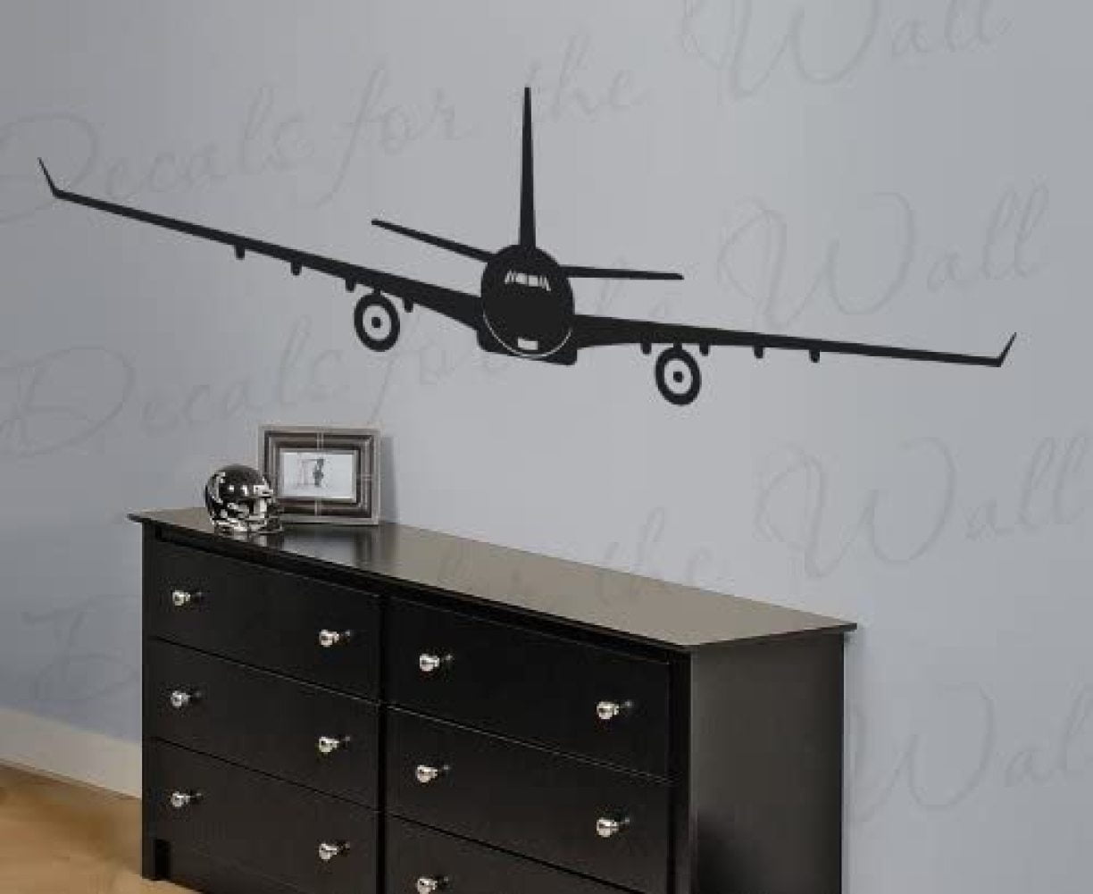 Jet Airplane Wall Decal Large Vinyl Decoration Sticker Passenger Art