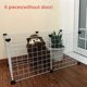 thumbnail image 5 of Parque de juegos plegable para mascotas, cerca de hierro, caseta para cachorros, casa para ejercicios, entrenamiento, espacio para cachorros, gatitos, perros, suministros para conejos, conejillos de, 5 of 5