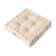 thumbnail image 1 of Inteprter Cojín cuadrado grueso para asiento, cojín para silla, sofá, alfombrilla para el suelo del hogar, almohada antideslizante, adornos Decoración del hogar Beige 38*38*8cm, 1 of 6