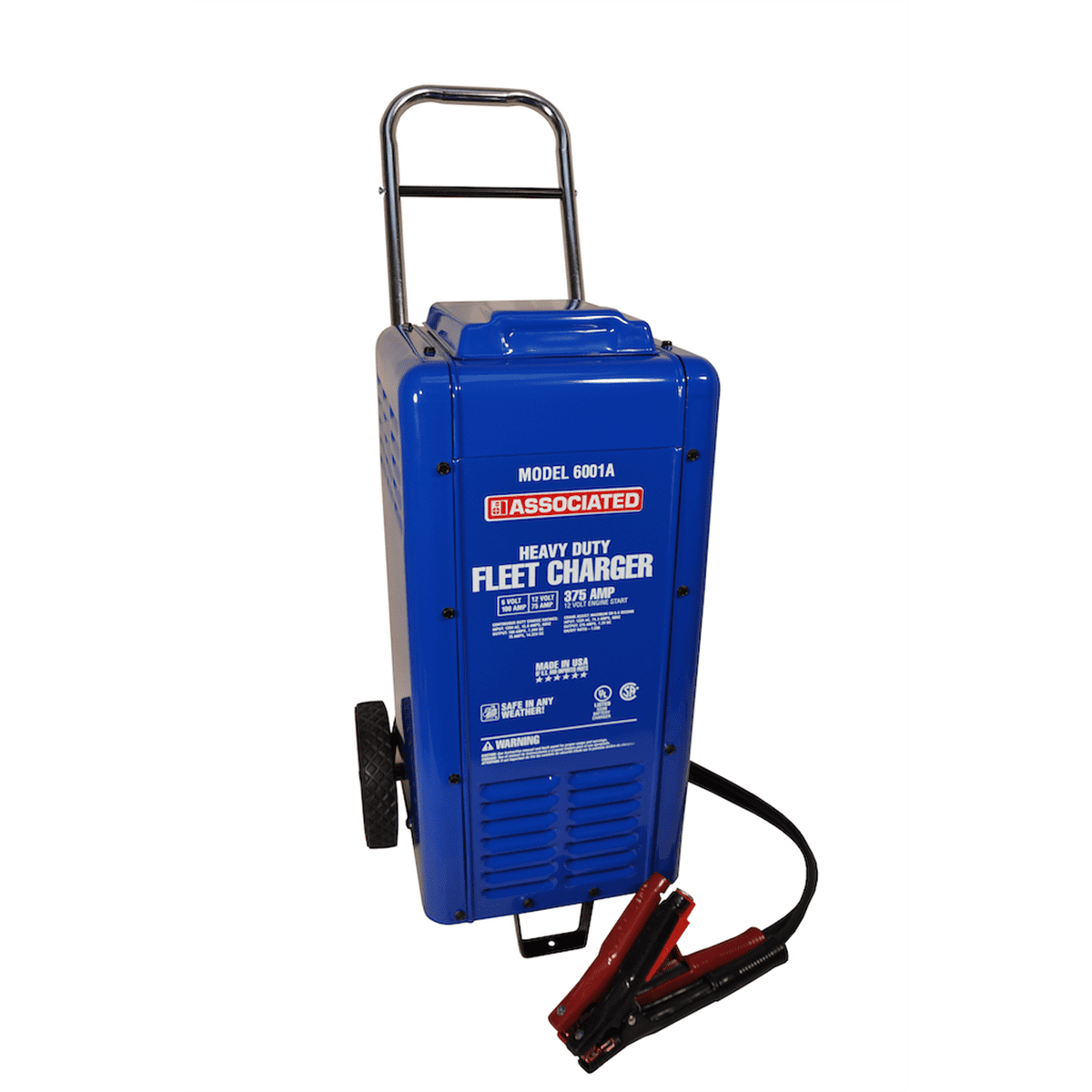Associated Equipment Heavy Duty 625 Amps 6V-12V Fully Automatic Automotive Battery Charger