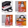 thumbnail image 3 of Fotbe Orange Flower Psychedelic Mochila Ligera para Hombres y Mujeres - Duradera y Resistente al Agua, Ideal para Escuela, Trabajo, Viajes y Uso Diario, 3 of 7