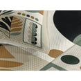 thumbnail image 3 of Ambesonne Monstera Quilted Coverlet 3 Pcs, Abstract Boho Leaves Art, King Size, Dark Sepia Pale Brown, 3 of 4