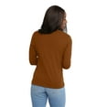 thumbnail image 4 of Hanes Originals Women’s Lightweight V-Neck Cotton Tee with Long Sleeves, Sizes XS-XXL, 4 of 8