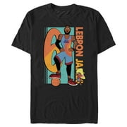 Men's Space Jam: A New Legacy LeBron James Number Six  Graphic Tee Black 2X Large