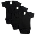 thumbnail image 1 of Bambini 0010BL3-S Manches Courtes - Noir, Petit - Lot de 3, 1 of 3
