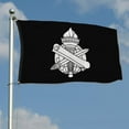 thumbnail image 3 of Cayyon Civil Affairs Branch Black And White Flag 3x5Feet Military Banner with 2 Brass Grommets, 3 of 4