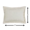 thumbnail image 5 of Better Trends Ivory Natick Wave 100% Cotton Bedspread Set, Twin, 5 of 7