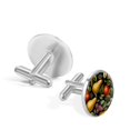 thumbnail image 3 of Pear Formal Attire Stainless Steel Cufflink Set and Shirt Clip - for Dress Shirts, 3 of 6