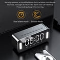 thumbnail image 6 of XGFHYJEH Digital Clocks, Alarm Clock Radio, Alarm Clock for Heavy Sleepers Adults, Loud Alarm Clocks, Small Smart Bedside Tabletop Clock with Large LED Display & Temprature & Bluetooth Speaker, 6 of 8