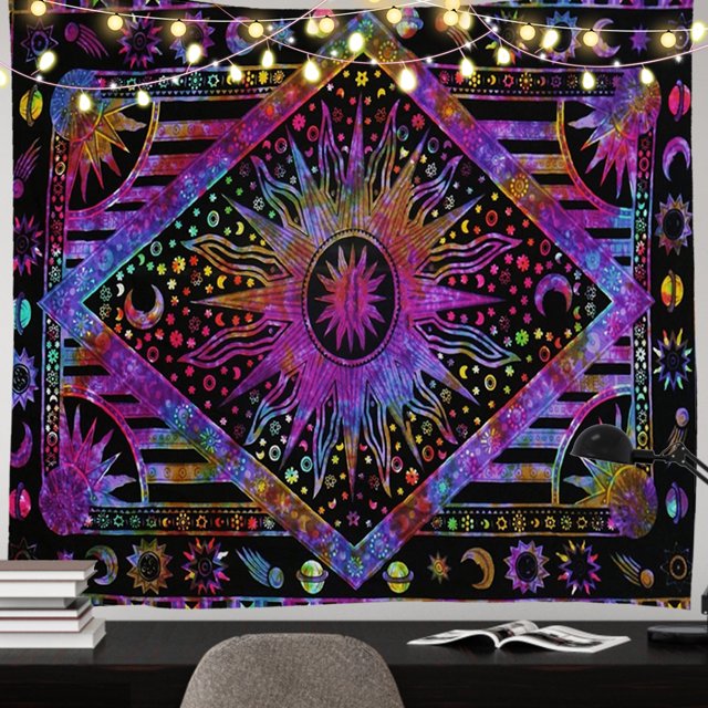 Tapiz Con Tarjeta Y Manta Cgtredaw Pared 100x75cm