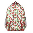thumbnail image 3 of White Strawberry Plants Fruit Backpack for School,Cute School Bag,Schoolbag with Adjustable Shoulder Straps & Padded Back,16.9 Inch, 3 of 5