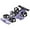 Purple, variant on 2-in-1 Land Air Drone Aircraft, Durable Remote Control Quadcopter Airplane Toy for All Ages (White 1Pc)