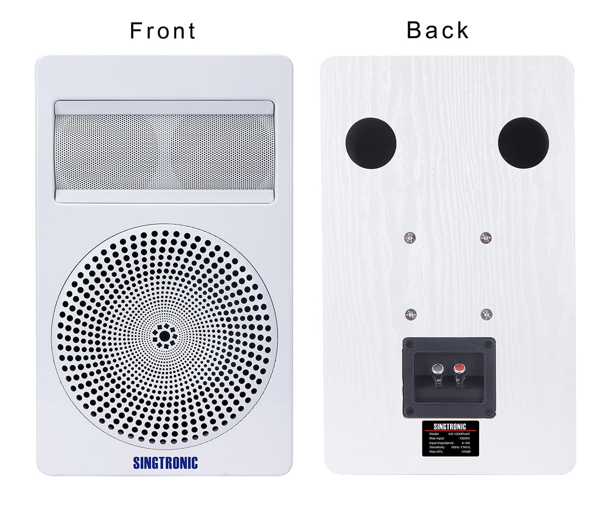 Singtronic Professional 2500W Complete Karaoke Machine System Package with Free Unlimited YouTube Songs, Built-in USB, Optical / Coax & Bluetooth Function