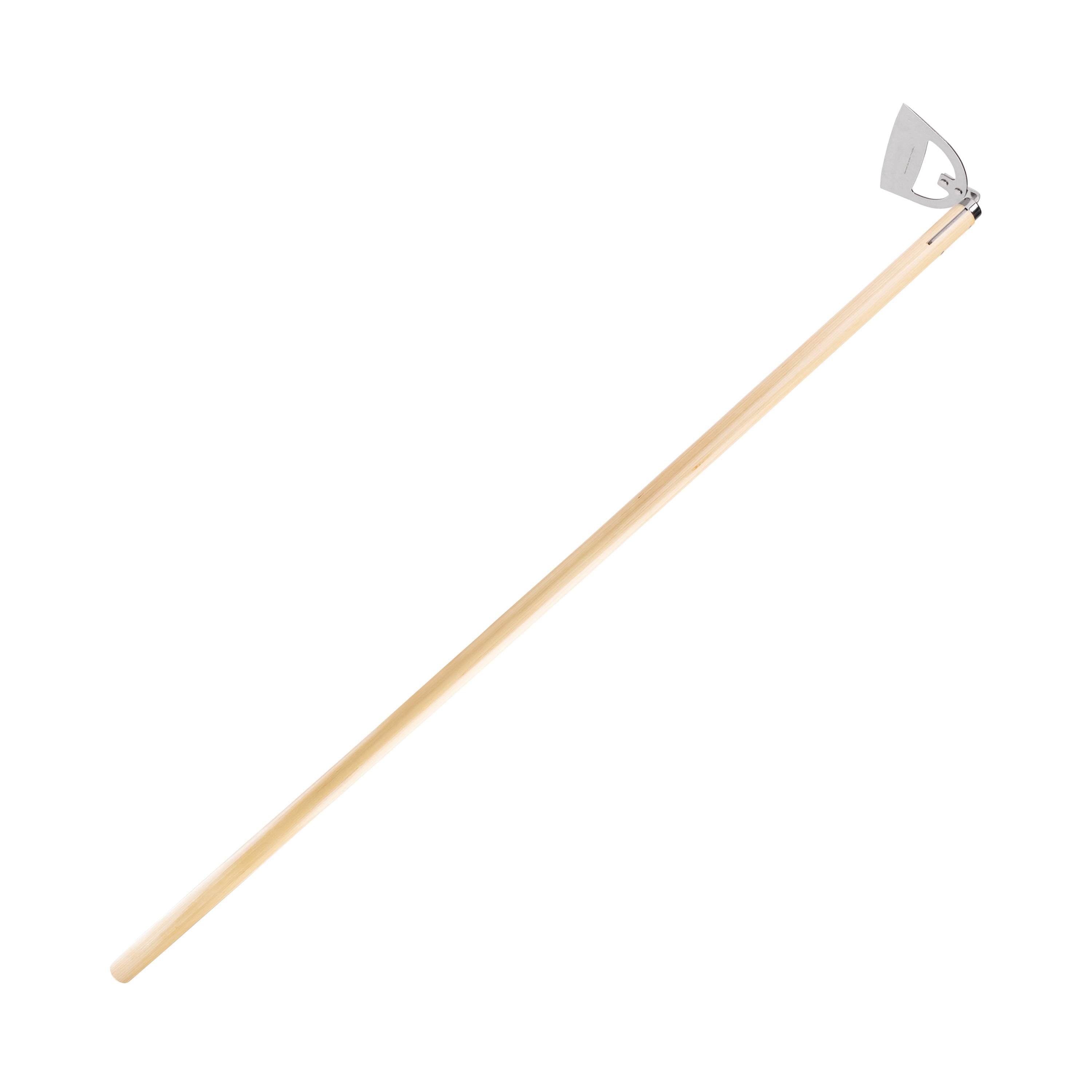 NISAKU NJP1014 MADO HOE Japanese Stainless Steel Semi-Long Half Moon Hoe, 6-in Blade