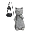 thumbnail image 4 of Estatua de gato para exteriores con luz solar, bonita estatua de jardín con luz solar para patio y hogar 85 x 85 x 195 cm, 4 of 8