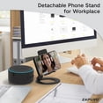 thumbnail image 3 of Altavoz Bluetooth ZAPUVO con soporte para teléfono celular y batería de 2400 mAh, 3 of 7
