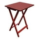 thumbnail image 3 of Mesa Plegable Hogare de Madera Roja, 3 of 7