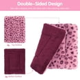 thumbnail image 4 of Sennaux Pet Bed Crate Mat Reversible Pad Leopard Pattern for Cat Dog, Small, 4 of 8
