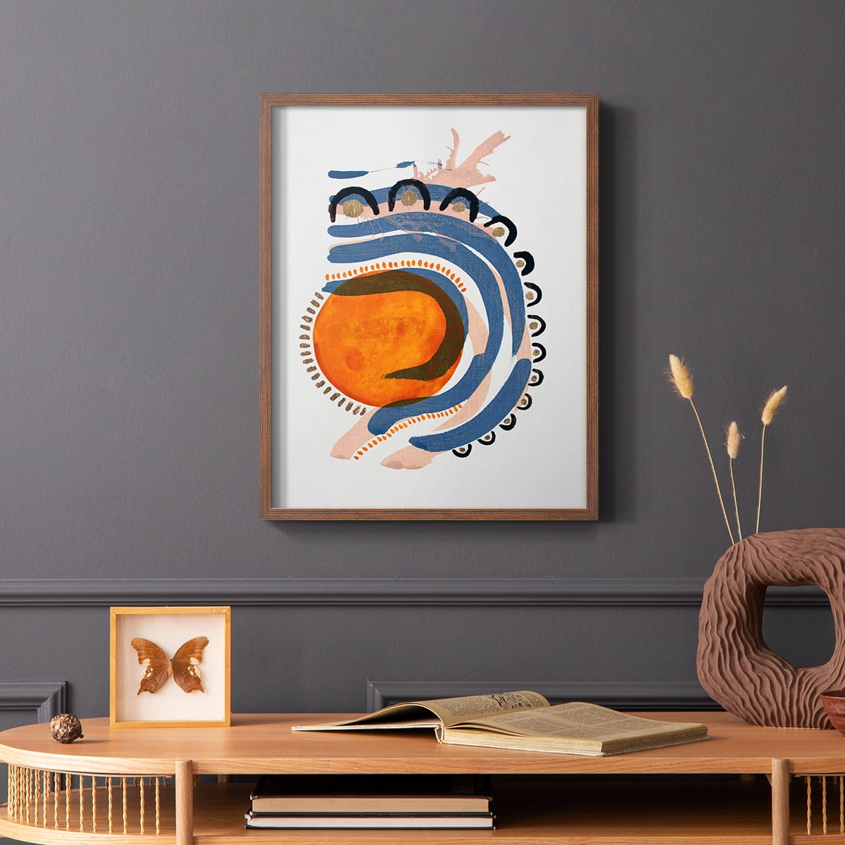 Weekend Car Rides Framed Print in Brown Solid Wood 11 x 14 Framed Print