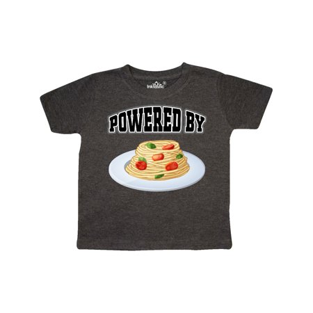 

Inktastic Powered by Spaghetti Gift Toddler Boy or Toddler Girl T-Shirt
