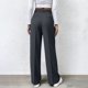 thumbnail image 5 of TaTaai Women's Stretch Dress Pants Solid Color Straight Leg Trousers with Two Side Pockets and Elastic Waist for Business Casual and Everyday Outfits Gift, 5 of 8