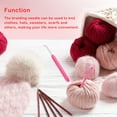 thumbnail image 2 of Dalazy 2PCS/Set Crochet Needle Craft Sweater Tapestry Knitting Needlecraft Hook Yarn Sewing Safety Handsewing Pin Color Random, 2 of 9