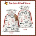thumbnail image 2 of Honeii Cute Magic Bunny Print Small Burlap Bags,Christmas Drawstring Treat Bags Gift Bags Reusable Candy Goodie Wrapping Bags for Holiday Party Favors Supplies -Medium, 2 of 9